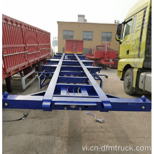 3 trục Tri-axle 40ft 65 tấn Skeleton Semi Trailer